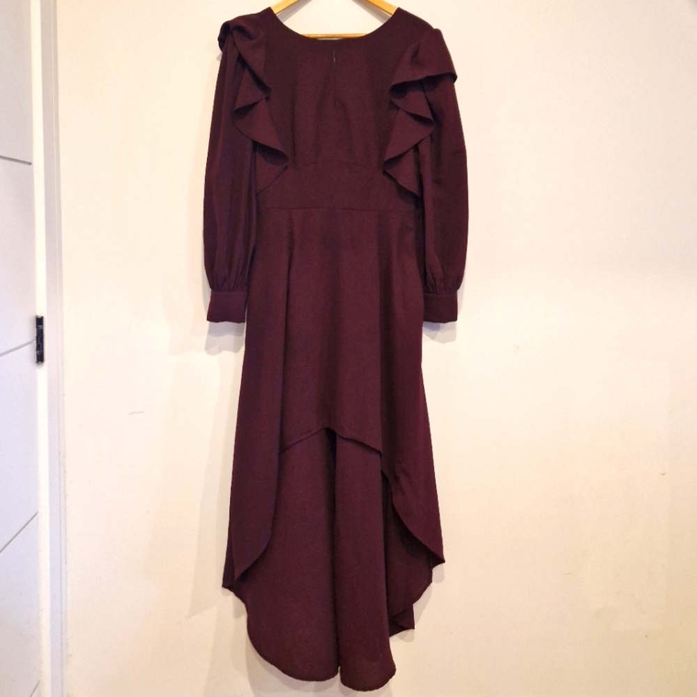 Amazing gala and party dress in Bordeaux, by Louche, size 8